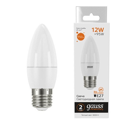 Светодиодная лампа GAUSS 30212_GAUSS - фото