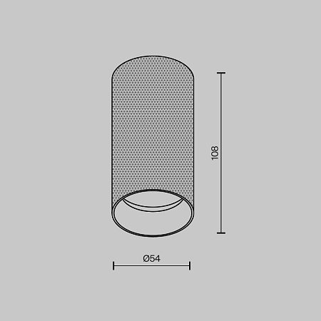 Потолочный светильник Technical C080CL-01-GU10-B - фото