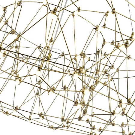 Светильник подвесной ST-Luce Золотистый/Прозрачный LED 1*48W 4000K SL6602.203.48 - фото