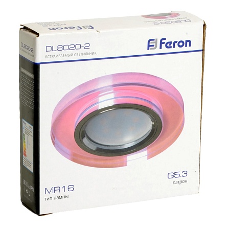 Светильник встраиваемый Feron DL8060-2 потолочный MR16 G5.3 мультиколор-перламутр - фото