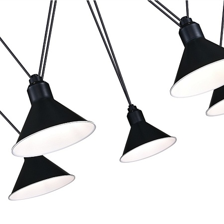 Светильник подвесной ST-Luce Черный/Черный E14 5*60W SL1804.403.05 - фото