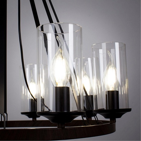 Подвесная люстра ARTE LAMP A7014SP-8BK - фото