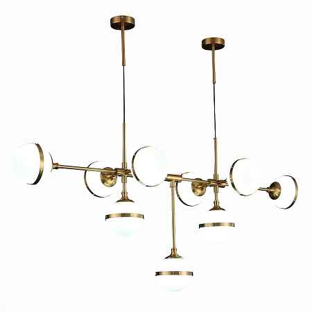 Светильник подвесной ST-Luce Бронза/Белый E14 9*40W SL1157.303.09 - фото