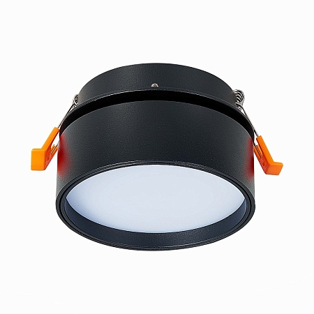 Встраиваемый поворотный светильник Черный LED 1*14W 3000K 1 100Lm Ra>90 120° IP20 D105x ST651.438.14 - фото