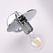 Бра Rh Utilitaire Knurled Disk Shade Sconce Silver Imperiumloft 123283-22 - фото