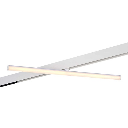 Магнитный трековый светильник Белый LED 1*10W 3000K 1 200Lm Ra>90 120° IP20 L604xW28xH8 ST803.536.10 - фото