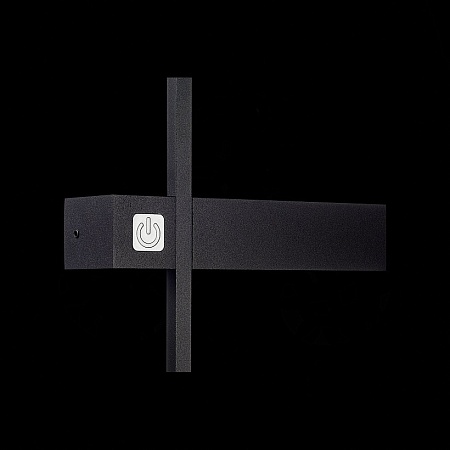 Светильник настенный ST-Luce Черный/Черный LED 1*6W 4000K SL1589.041.01 - фото