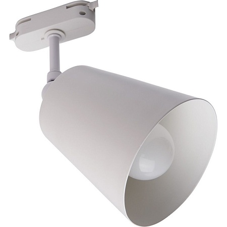 Светильник Feron AL158 трековый однофазный на шинопровод под лампу E27, белый - фото