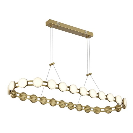 Светильник подвесной ST-Luce золотистый/белый LED 1*50W 4000K SL6610.203.26 - фото