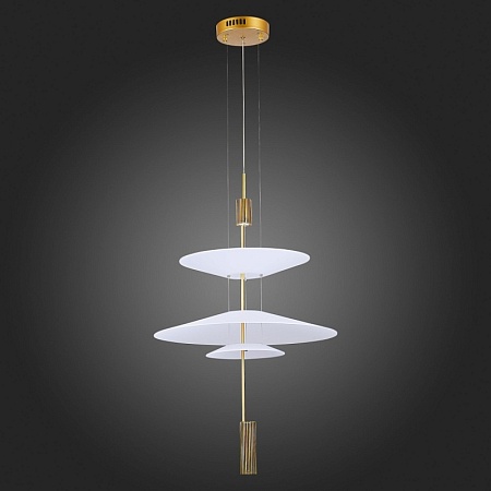 Люстра подвесная ST-Luce Золотистый/Белый LED 1*15W 3000K SL6101.213.01 - фото