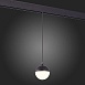 Магнитный трековый светильник подвесной Черный LED 1*7W 3000K 520Lm Ra>80 120° IP20 D90 ST358.433.07 - фото