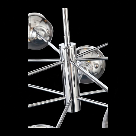 Светильник подвесной ST-Luce Хром/Дымчатый E14 12*40W SL1500.103.12 - фото