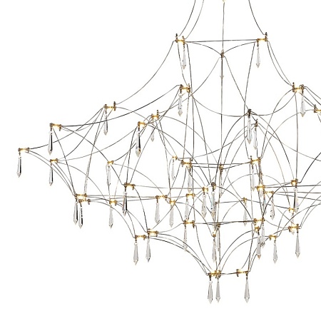 Светильник подвесной ST-Luce Хром/Прозрачный LED 114*0,5W 3000K SL6601.113.114 - фото