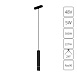 Магнитный трековый светильник Arte Lamp RAPID A1159PL-1BK - фото