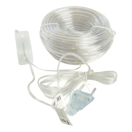 Светодиодная гирлянда Feron CL587 линейная Мини Дюралайт мультиколор с контроллером, 15м, c питанием от сети 220V - фото