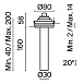 Встраиваемый светильник Technical C140TRS-L200-7W3K-BBS - фото