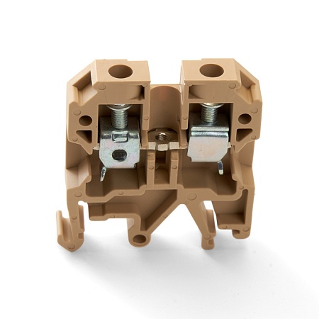 Зажим наборный изолированный (винтовой) ЗНИ - 6,0 (JXB 6), бежевый STEKKER - фото