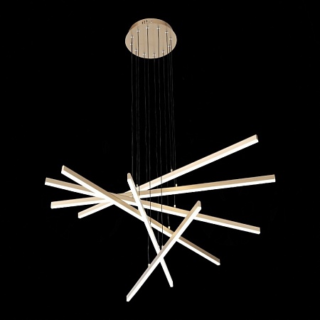 Светильник подвесной ST-Luce Матовое золото/Белый LED 6*16,6W 4000K SL394.223.06 - фото