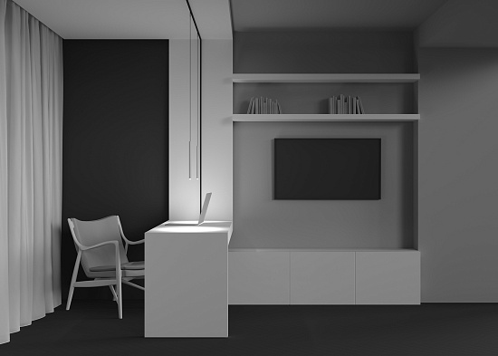 Трековый светильник Technical Skim TR191-1-3W3K-M-BW - фото