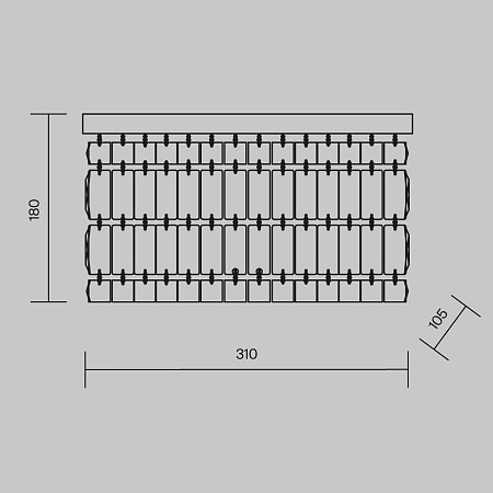Настенный светильник (бра) Maytoni Dune DIA005WL-02CH - фото
