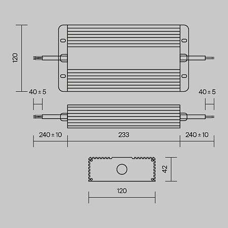 Блок питания Technical PSL008-400W-48V-IP67 - фото