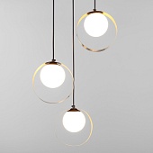 Подвесной акцентный светильник Eurosvet 50205/3 черный/бронза