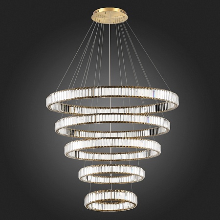 Люстра подвесная ST-Luce Латунь/Прозрачный LED 1*285W 4000K SL1622.313.05 - фото