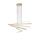 Светильник подвесной ST-Luce Матовое золото/Белый LED 6*16,6W 4000K SL394.223.06 - фото