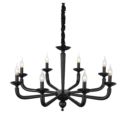 Люстра подвесная ST-Luce Черный E14 8*40W SL1114.403.08 - фото