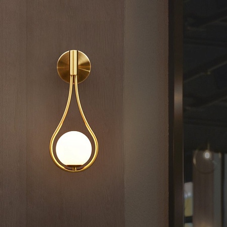 Настенное Бра Hoop Drop Wall Black Imperiumloft 213746-26 - фото