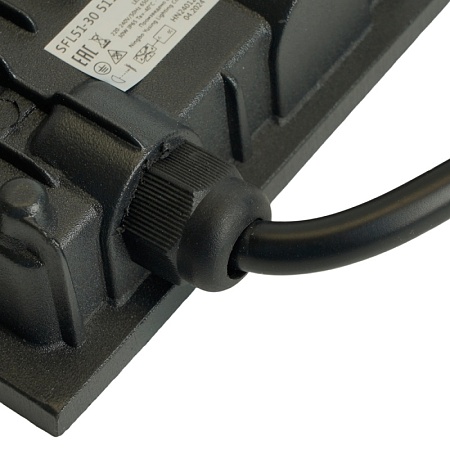 Светодиодный прожектор SAFFIT SFL51-30 IP65 30W 6500K черный - фото