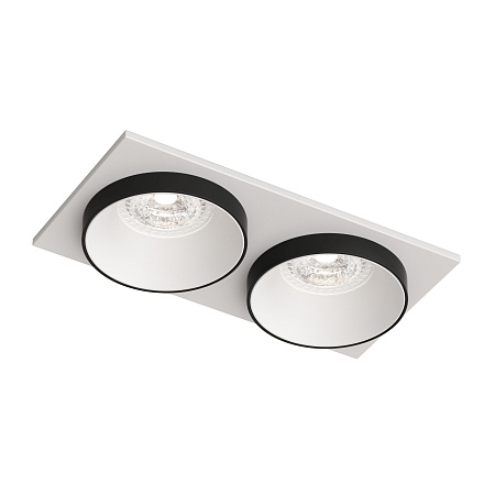 DK2422-BK Встраиваемый светильник, IP 20, 50 Вт, GU10, черный, алюминий - фото