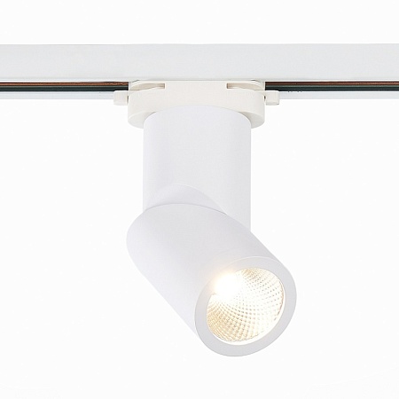 Св-к трек. Белый LED 1*10W 3000K 800Lm Ra>90 38° IP20 D60xH190 165-265V ST650.536.10 - фото