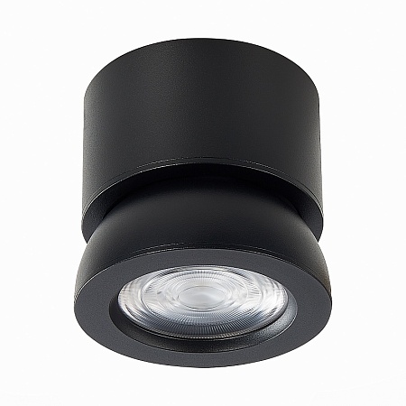 Светильник потолочный Черный LED 1*10W 4000K 850Lm Ra>90 38° IP20 D95xH96 180-240V ST654.442.10 - фото