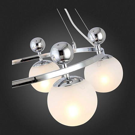 Светильник подвесной Хром/Белый E27 5*60W SLE106103-05 - фото