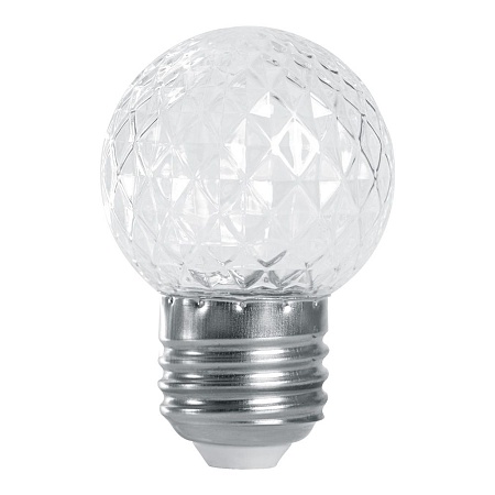 Лампа-строб Feron LB-377 Шарик прозрачный E27 1W 230V 2700K - фото