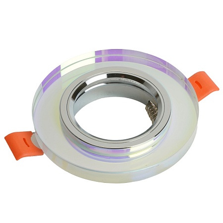 Светильник встраиваемый Feron DL8060-2 потолочный MR16 G5.3 мультиколор-перламутр - фото