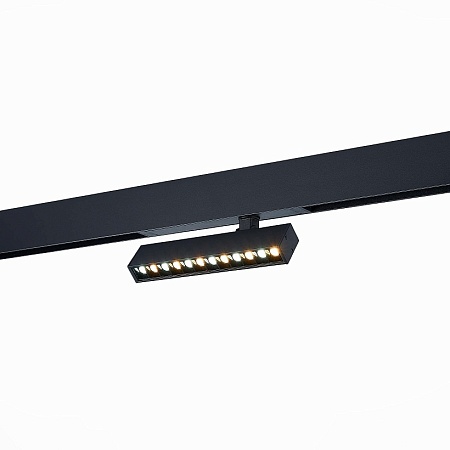 Св-к трек. Черный LED 1*9W 4000K 700Lm Ra>90 24 IP20 L220xW25xH105 220V ST656.446.09 - фото