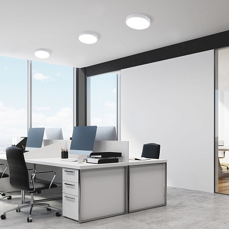 Накладной потолочный светодиодный светильник DLR034 24W 4200K Elektrostandard - фото