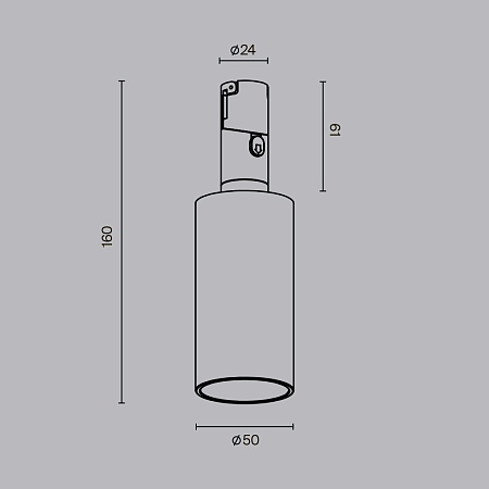 Трековый светильник Technical TR207-1-3W3K-B - фото