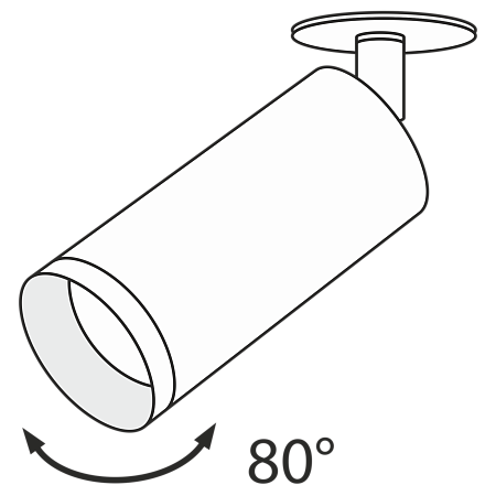 Потолочный светильник Technical C018CL-01W - фото