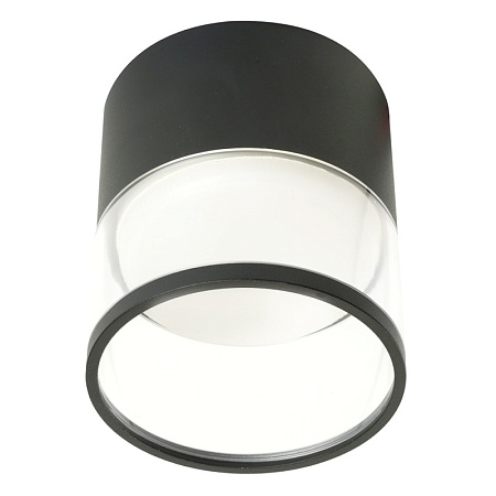 Светильник потолочный Feron HL454 HALO 12W, 230V, GX53, черный - фото