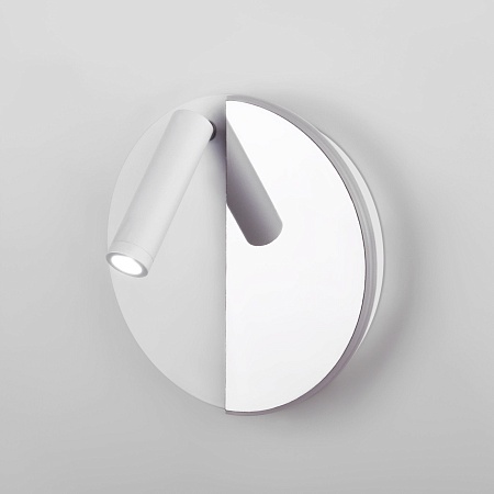 Настенный светодиодный светильник Drom LED 40105/LED белый/хром Elektrostandard - фото