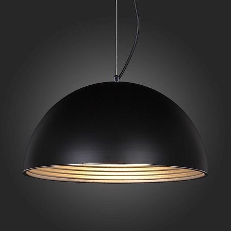 Светильник подвесной ST-Luce Черный/Черный, Серебристый E27 1*60W SL279.403.01 - фото
