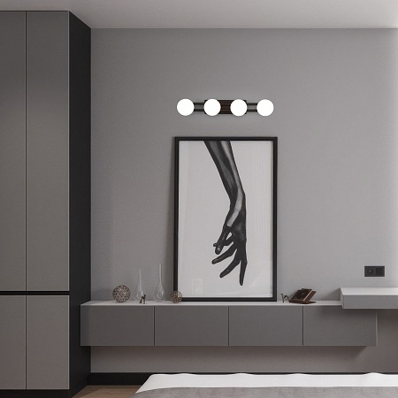 Настенный светильник Eurosvet 90332/4 черный - фото