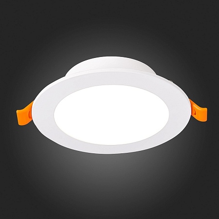 Св-к встр. Белый LED 1*12W 4000K 900Lm Ra80 110° IP20 D120xH30 220-240V ST210.548.12 - фото