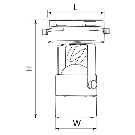 Светильник Feron AL191 трековый однофазный на шинопровод под лампу GU10, белый - фото