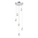 Светильник подвесной ST-Luce Хром/Прозрачный LED 6*3W 3000K SL6114.103.06 - фото