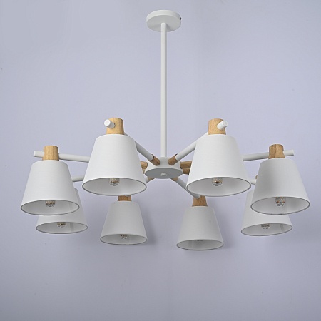 Потолочная Люстра На Штанге Natura A White 8 Imperiumloft 177988-26 - фото