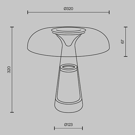 Настольный светильник Maytoni MOD484TL-L8BK - фото